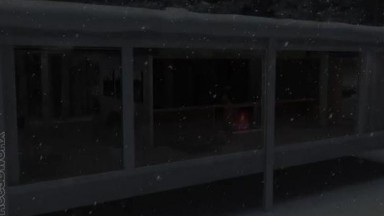 A wintery FUTA Blowjob